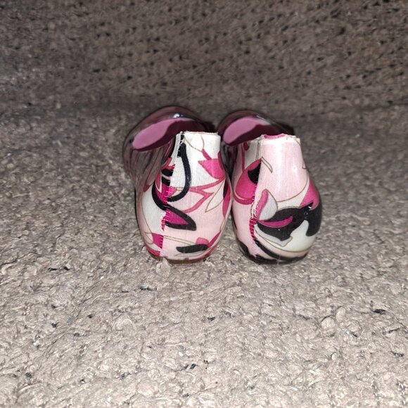 PUCCI-Abstract Style-Pink/Black-Jelly Ballet Flats-Sz 39-Excellent - Picture 6 of 8